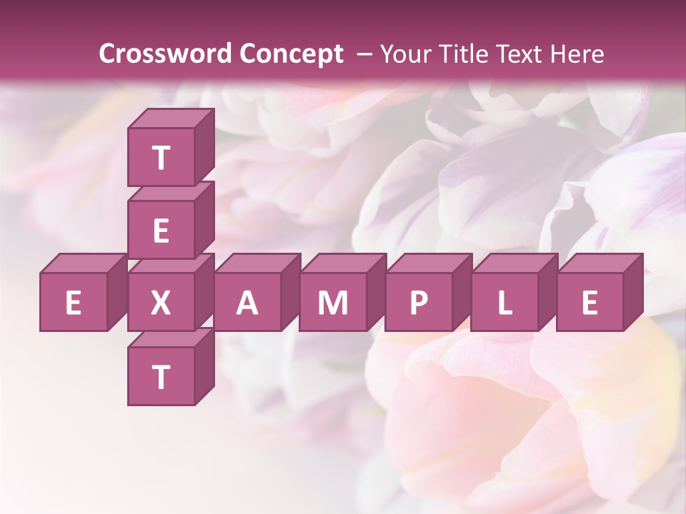 Colorful Violet Decor PowerPoint Template