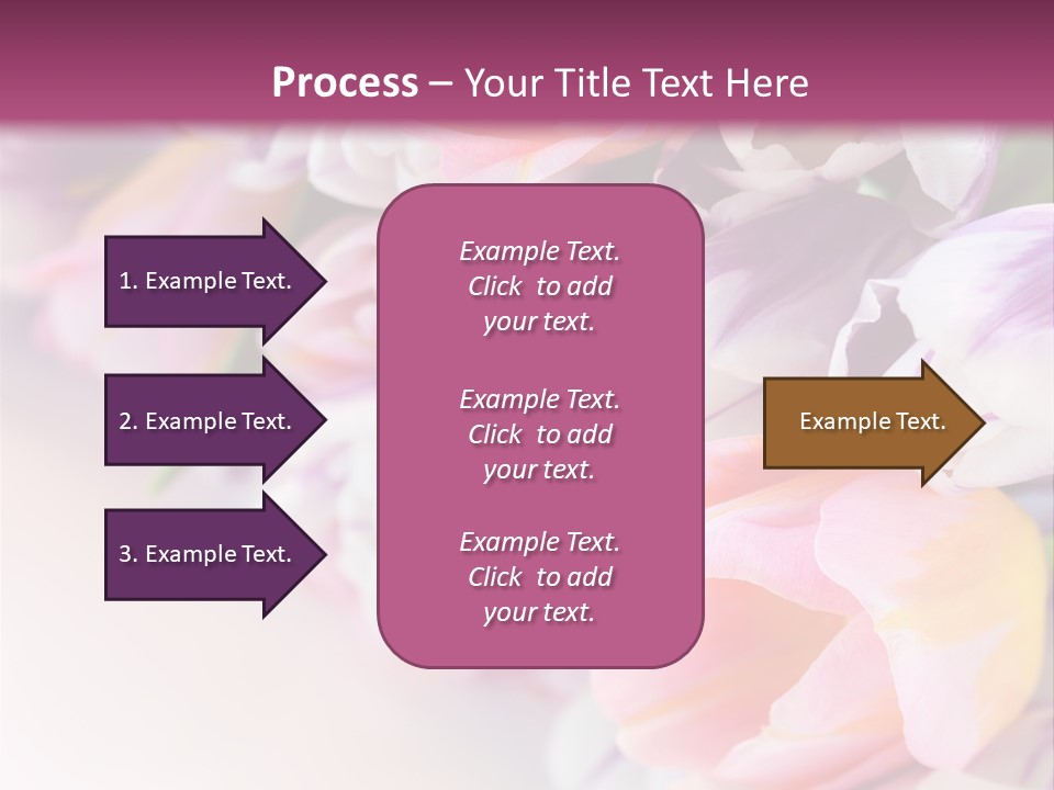 Colorful Violet Decor PowerPoint Template