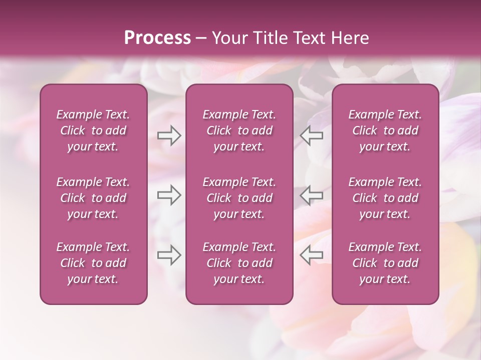Colorful Violet Decor PowerPoint Template