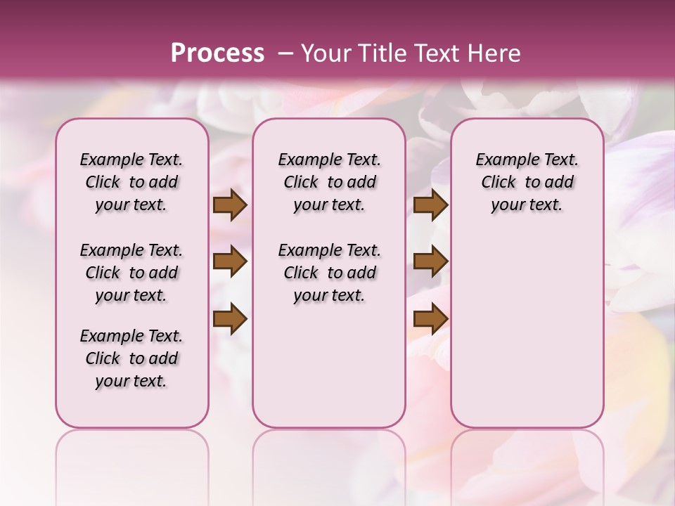 Colorful Violet Decor PowerPoint Template