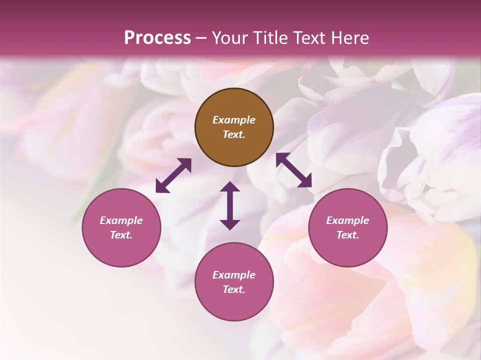 Colorful Violet Decor PowerPoint Template