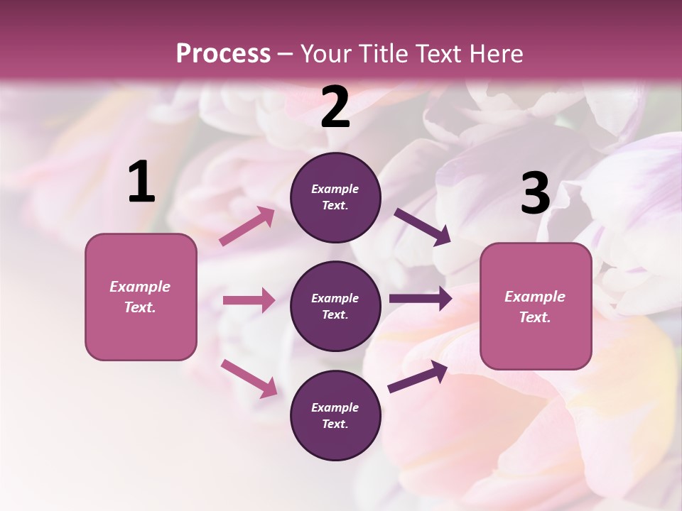 Colorful Violet Decor PowerPoint Template