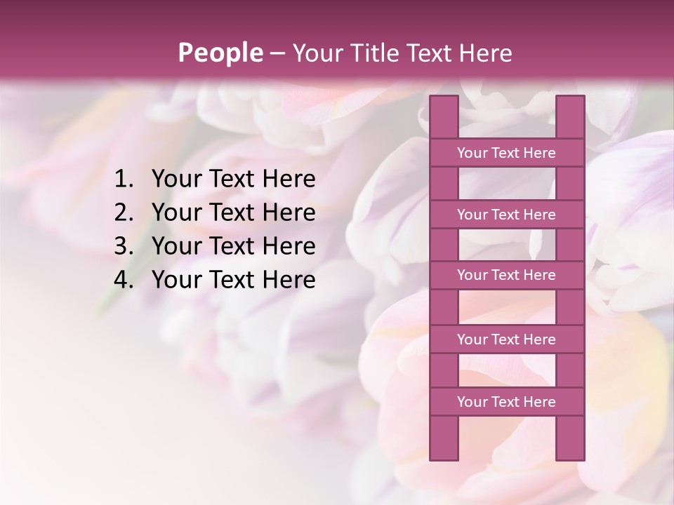 Colorful Violet Decor PowerPoint Template