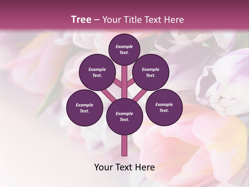 Colorful Violet Decor PowerPoint Template