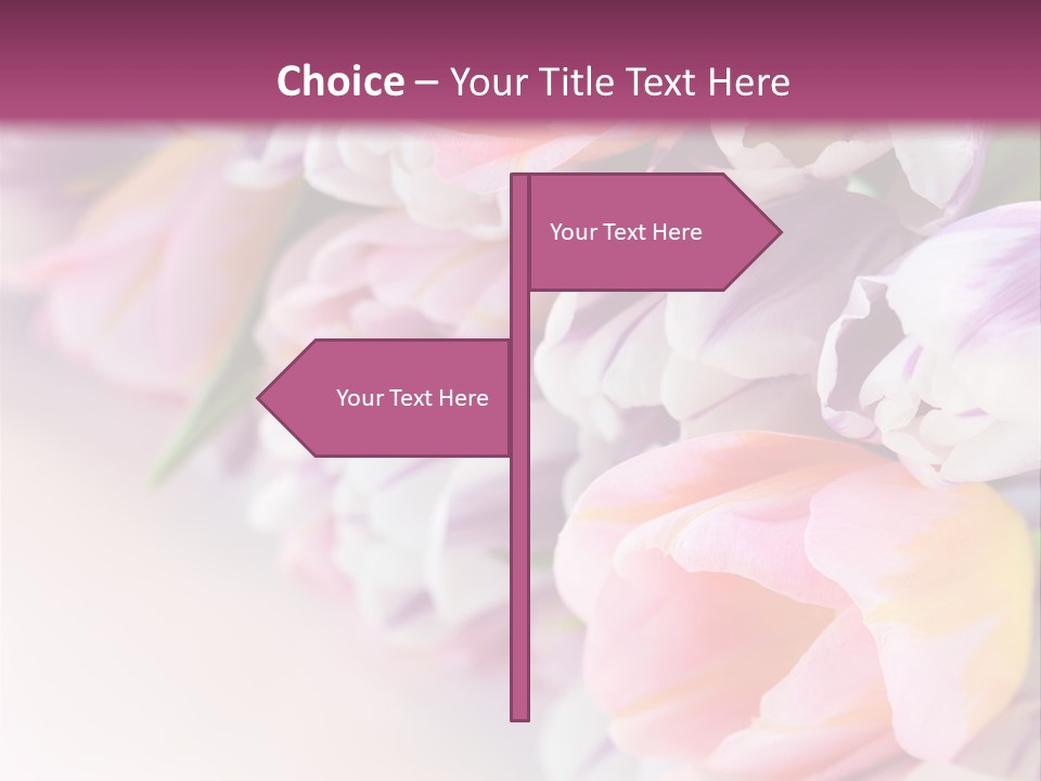 Colorful Violet Decor PowerPoint Template