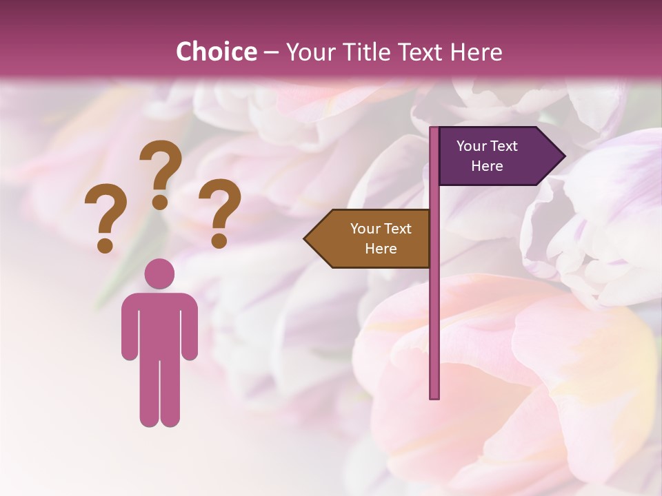 Colorful Violet Decor PowerPoint Template