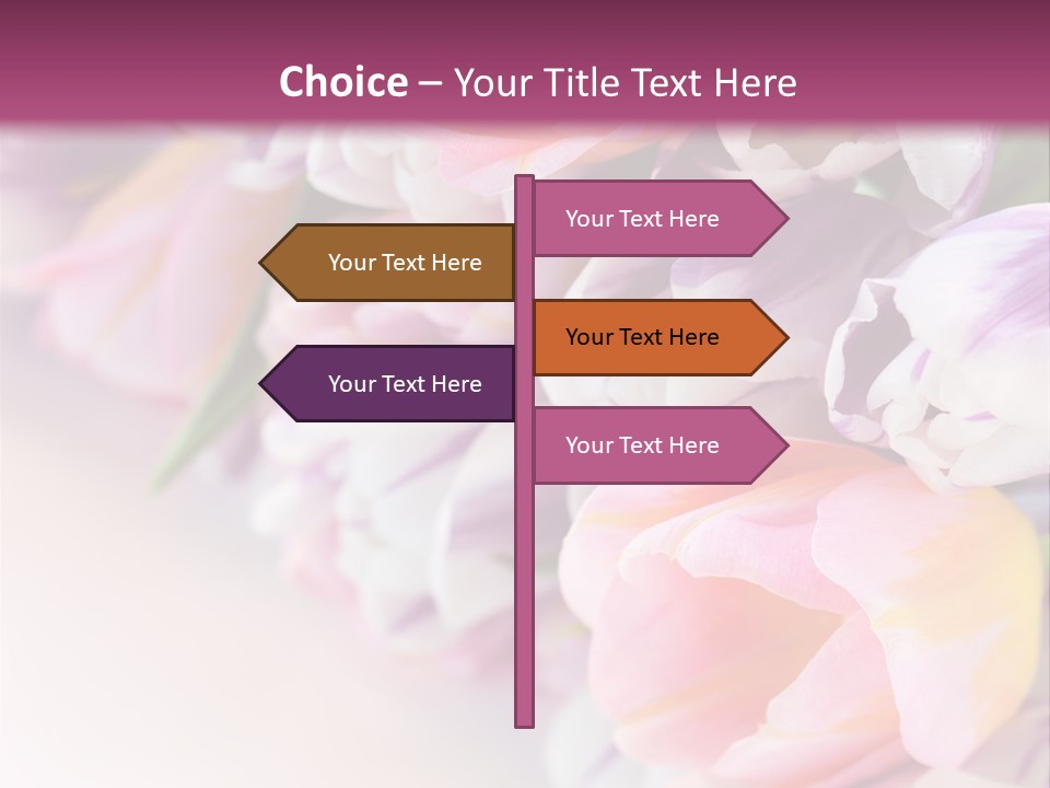 Colorful Violet Decor PowerPoint Template