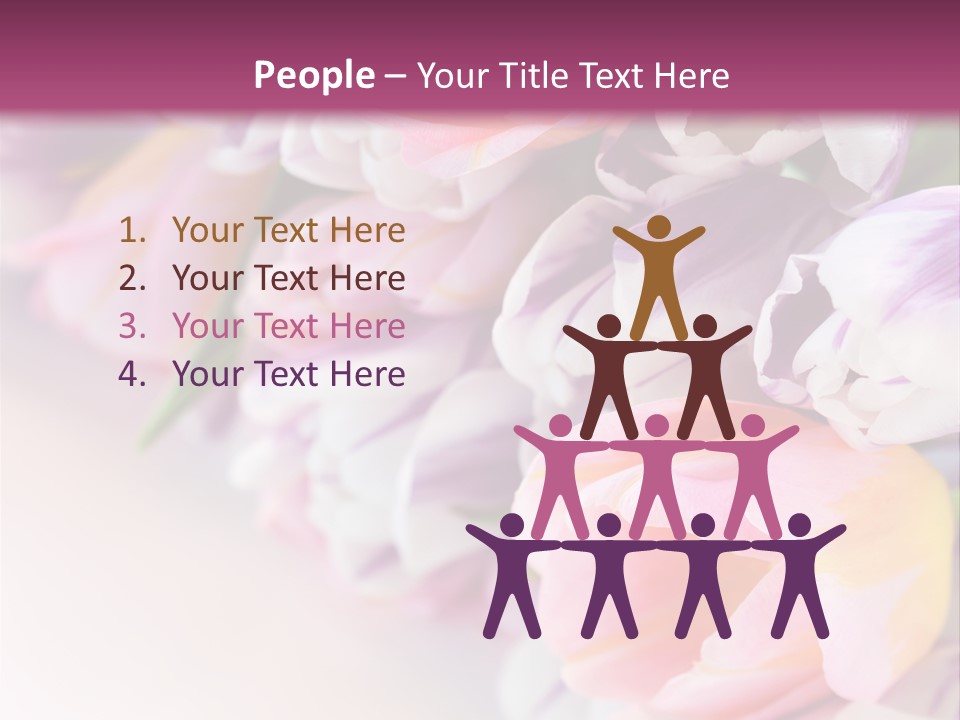 Colorful Violet Decor PowerPoint Template