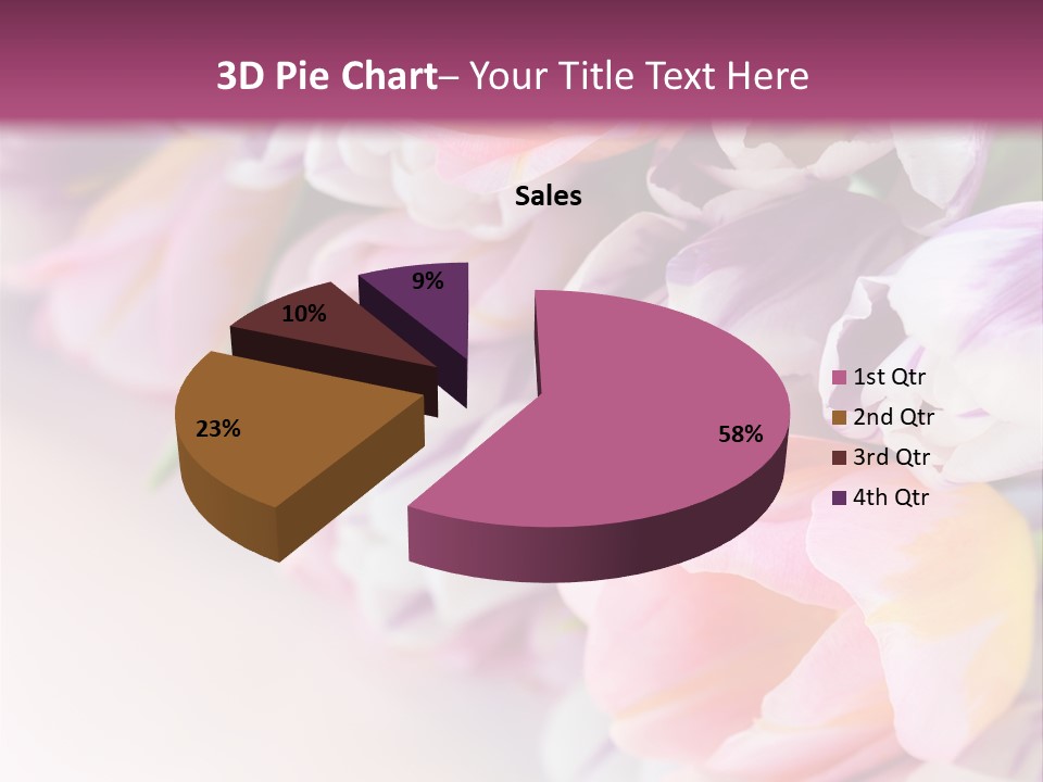 Colorful Violet Decor PowerPoint Template