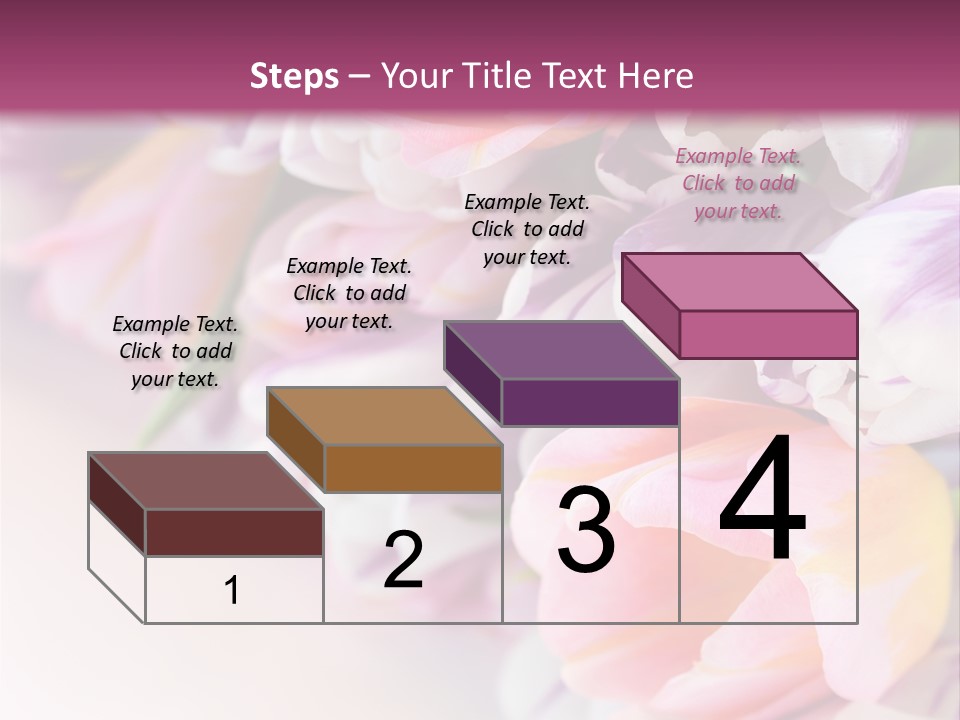 Colorful Violet Decor PowerPoint Template