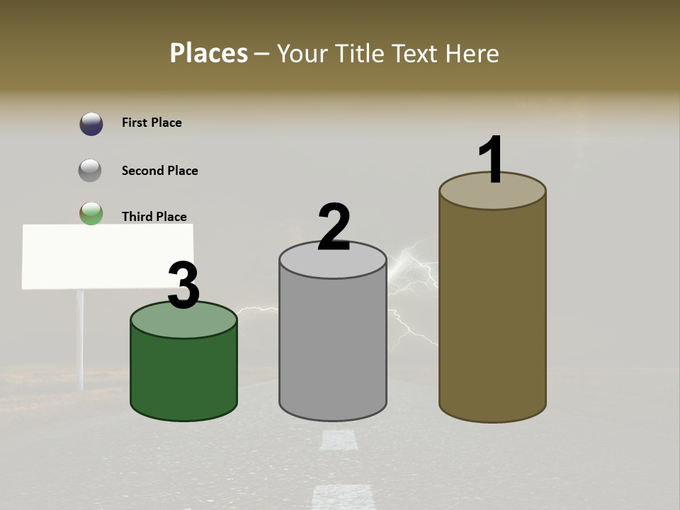 Row Passage Wheat PowerPoint Template