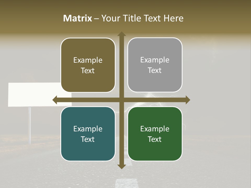 Row Passage Wheat PowerPoint Template
