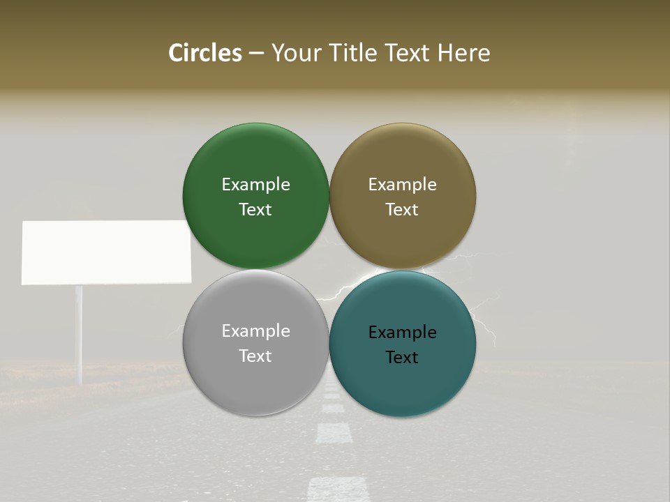 Row Passage Wheat PowerPoint Template