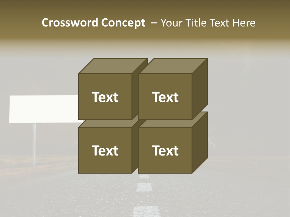 Row Passage Wheat PowerPoint Template