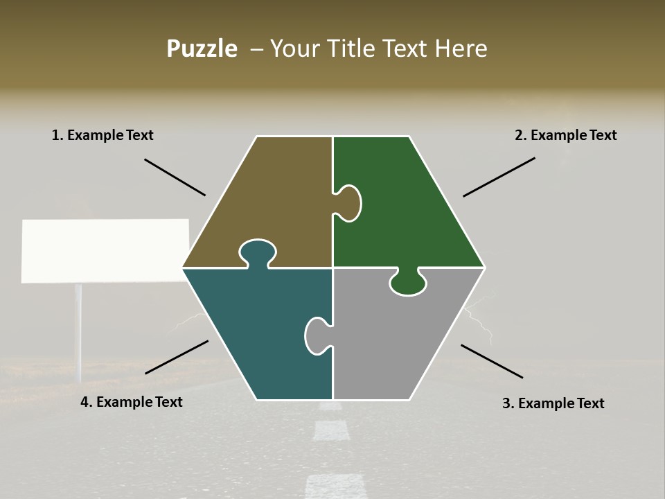 Row Passage Wheat PowerPoint Template