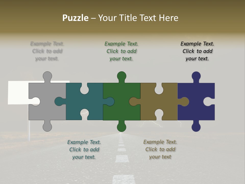 Row Passage Wheat PowerPoint Template