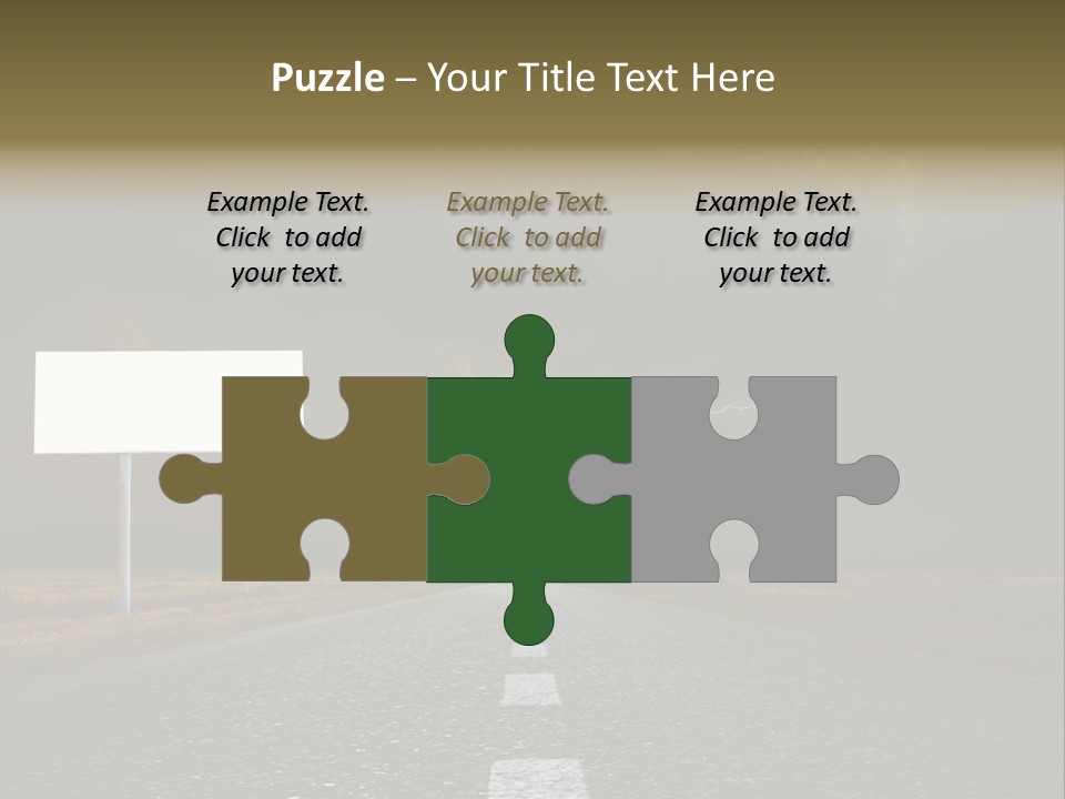 Row Passage Wheat PowerPoint Template