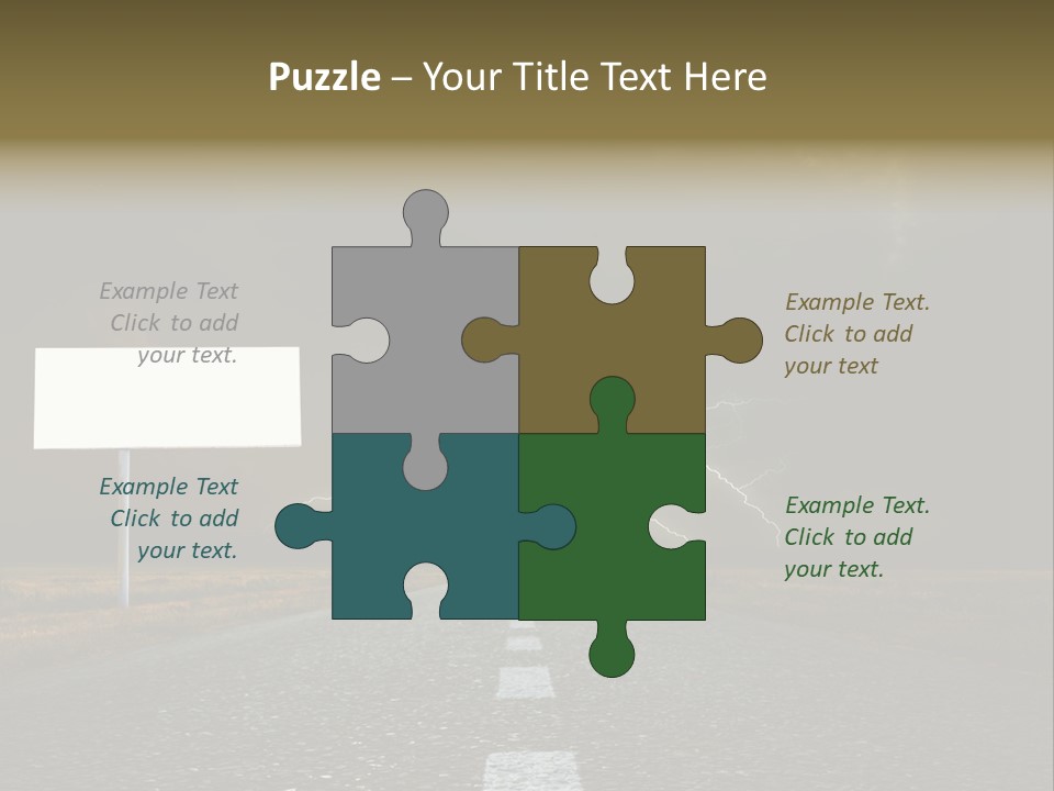 Row Passage Wheat PowerPoint Template