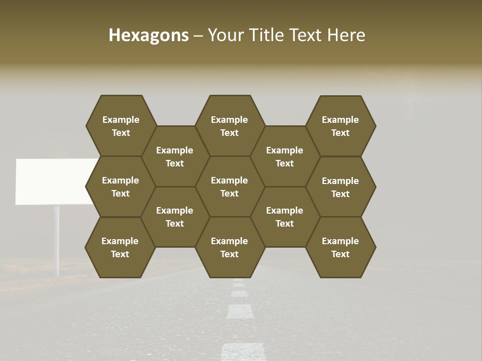 Row Passage Wheat PowerPoint Template