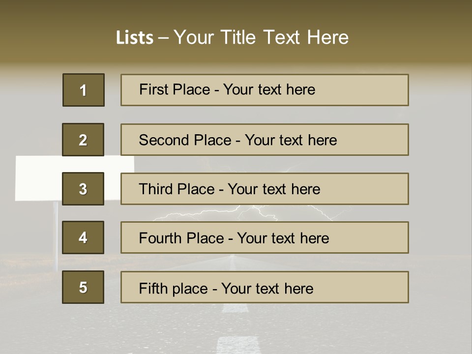 Row Passage Wheat PowerPoint Template