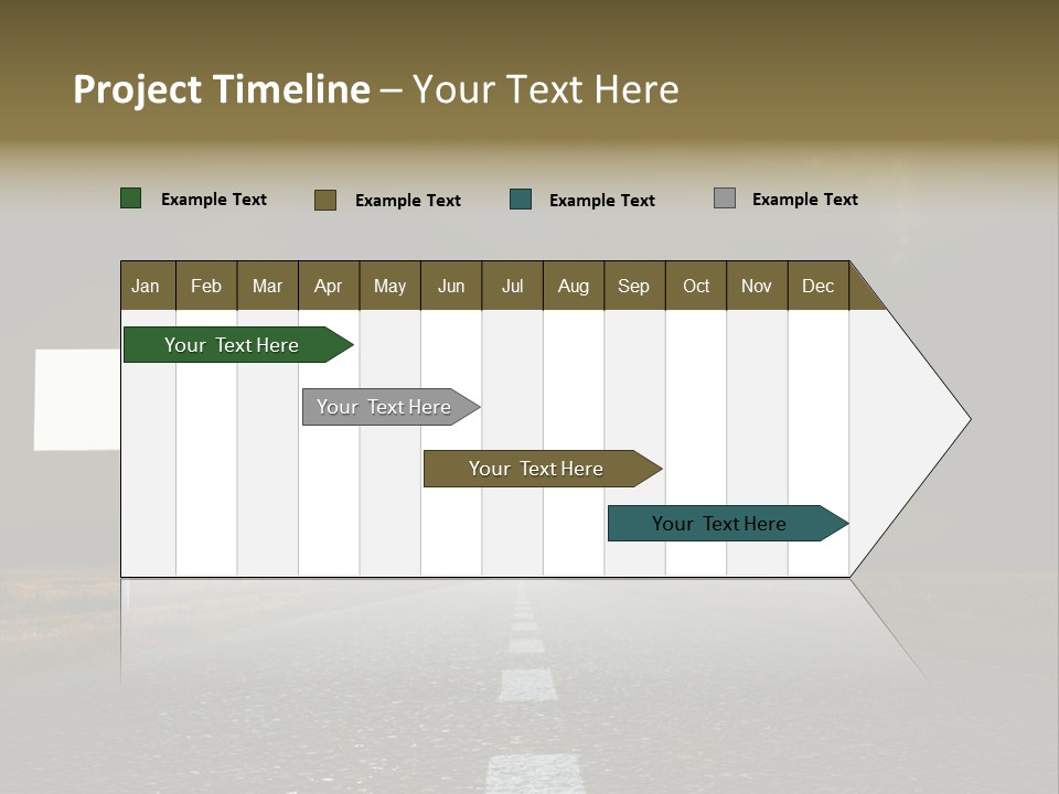Row Passage Wheat PowerPoint Template