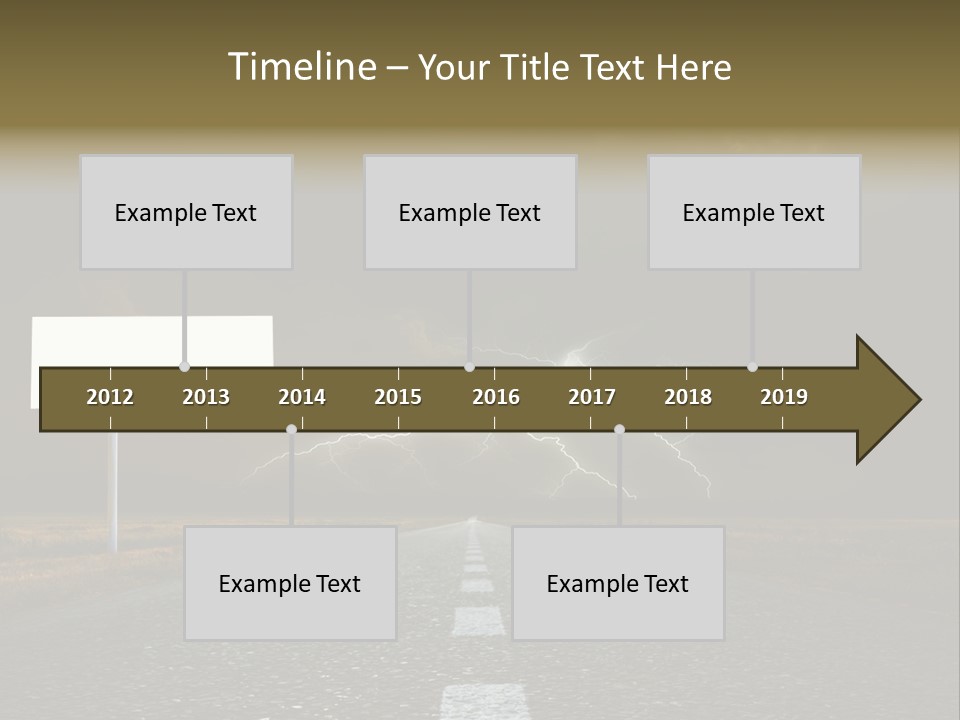Row Passage Wheat PowerPoint Template