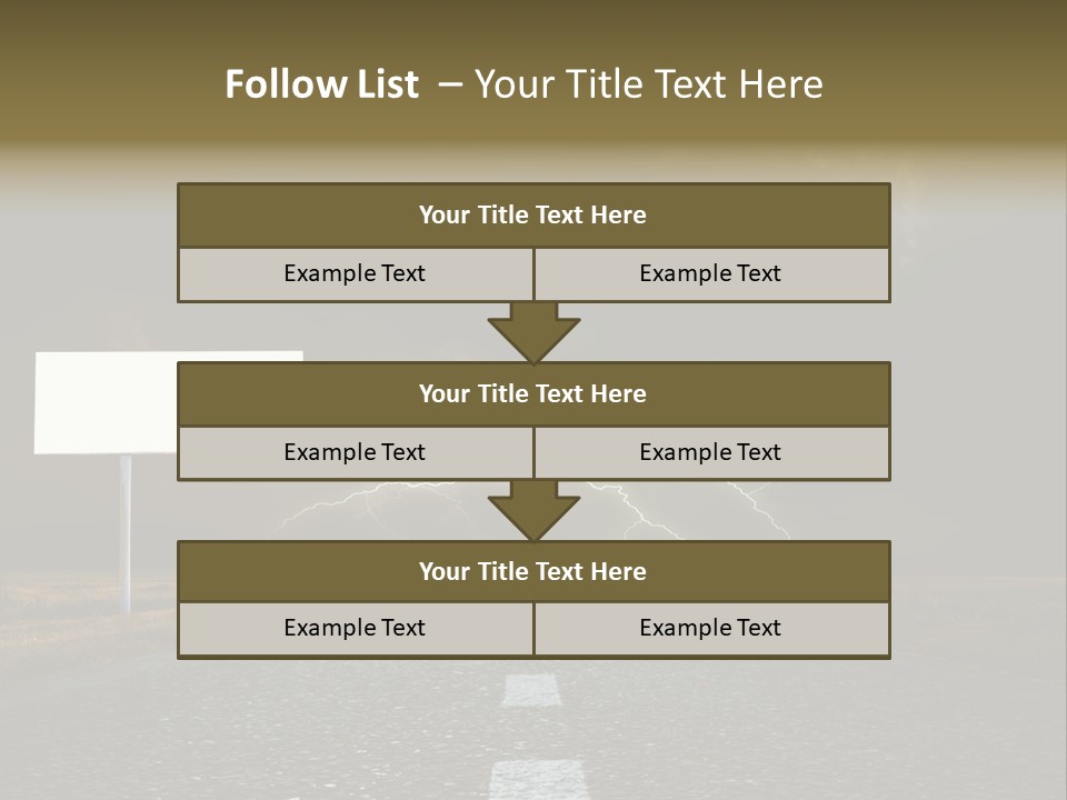 Row Passage Wheat PowerPoint Template