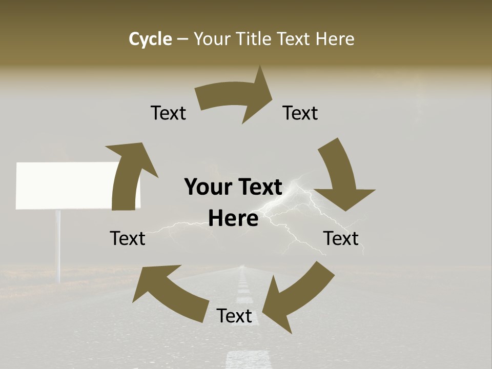 Row Passage Wheat PowerPoint Template
