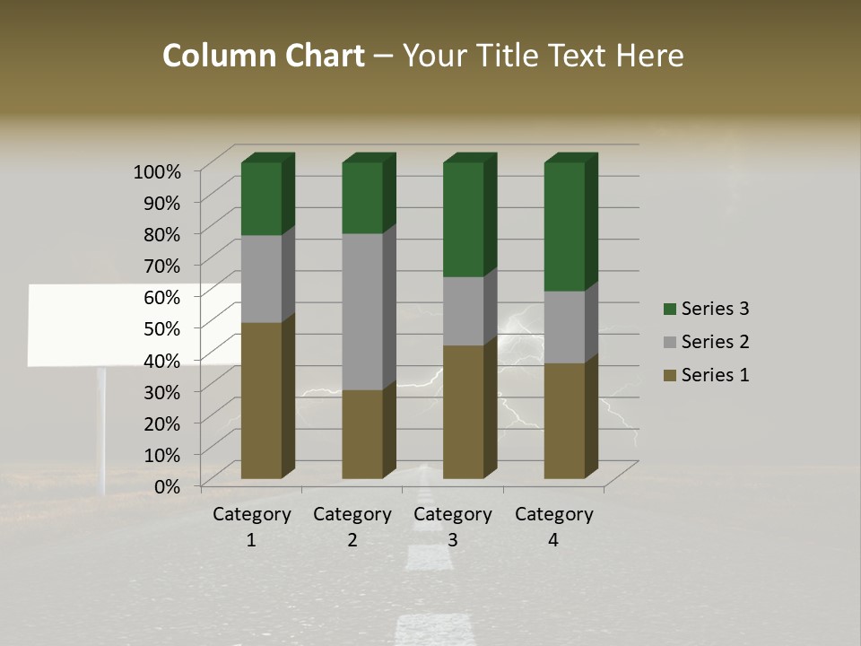 Row Passage Wheat PowerPoint Template