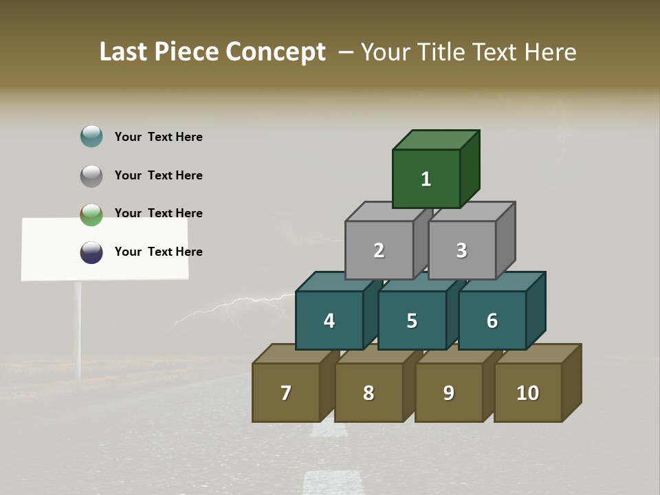 Row Passage Wheat PowerPoint Template