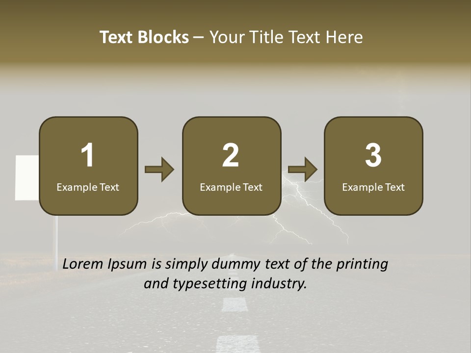 Row Passage Wheat PowerPoint Template