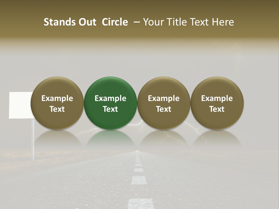 Row Passage Wheat PowerPoint Template