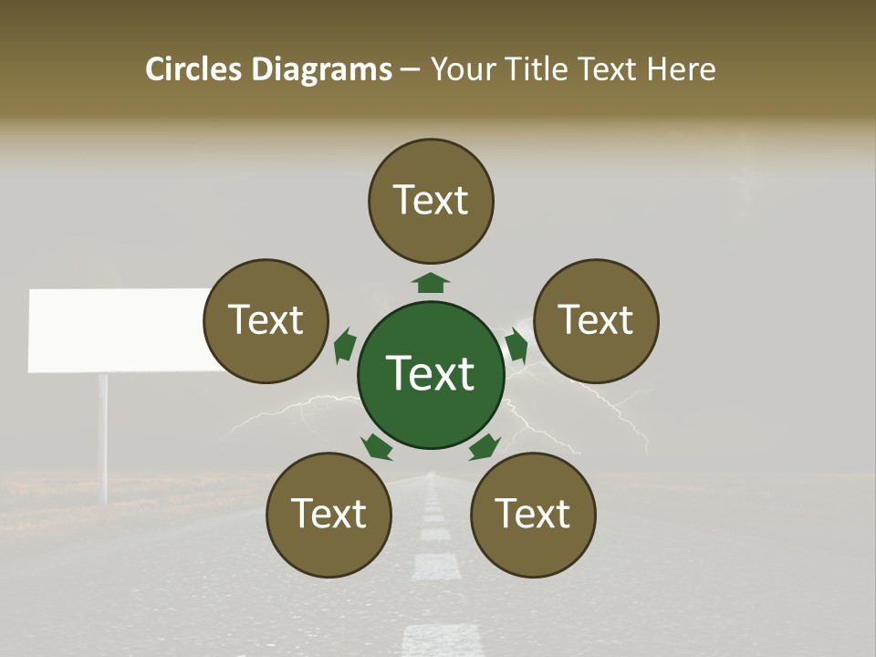 Row Passage Wheat PowerPoint Template