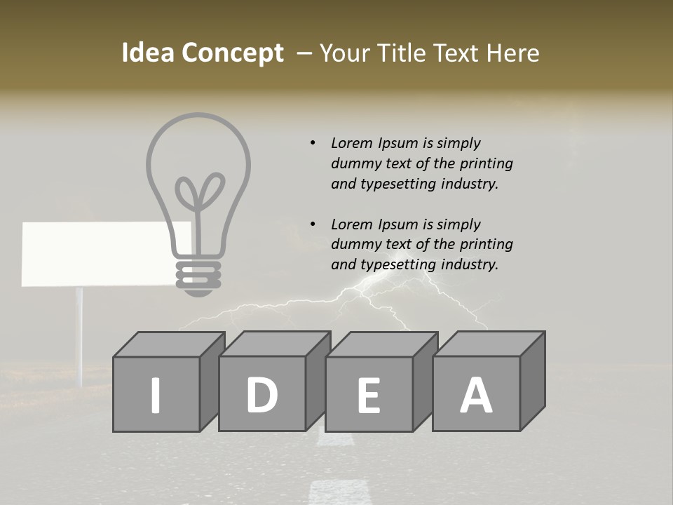 Row Passage Wheat PowerPoint Template