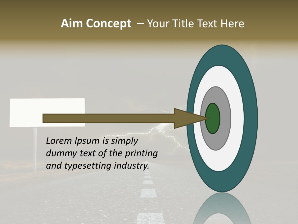 Row Passage Wheat PowerPoint Template