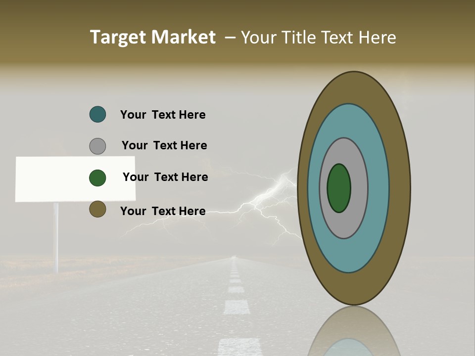 Row Passage Wheat PowerPoint Template