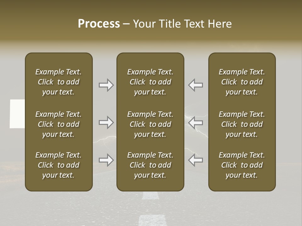 Row Passage Wheat PowerPoint Template