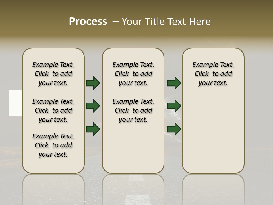 Row Passage Wheat PowerPoint Template