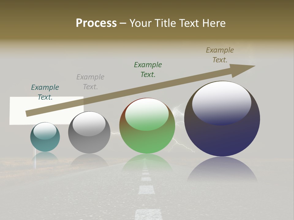 Row Passage Wheat PowerPoint Template