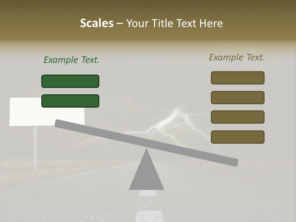 Row Passage Wheat PowerPoint Template