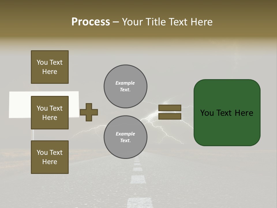 Row Passage Wheat PowerPoint Template