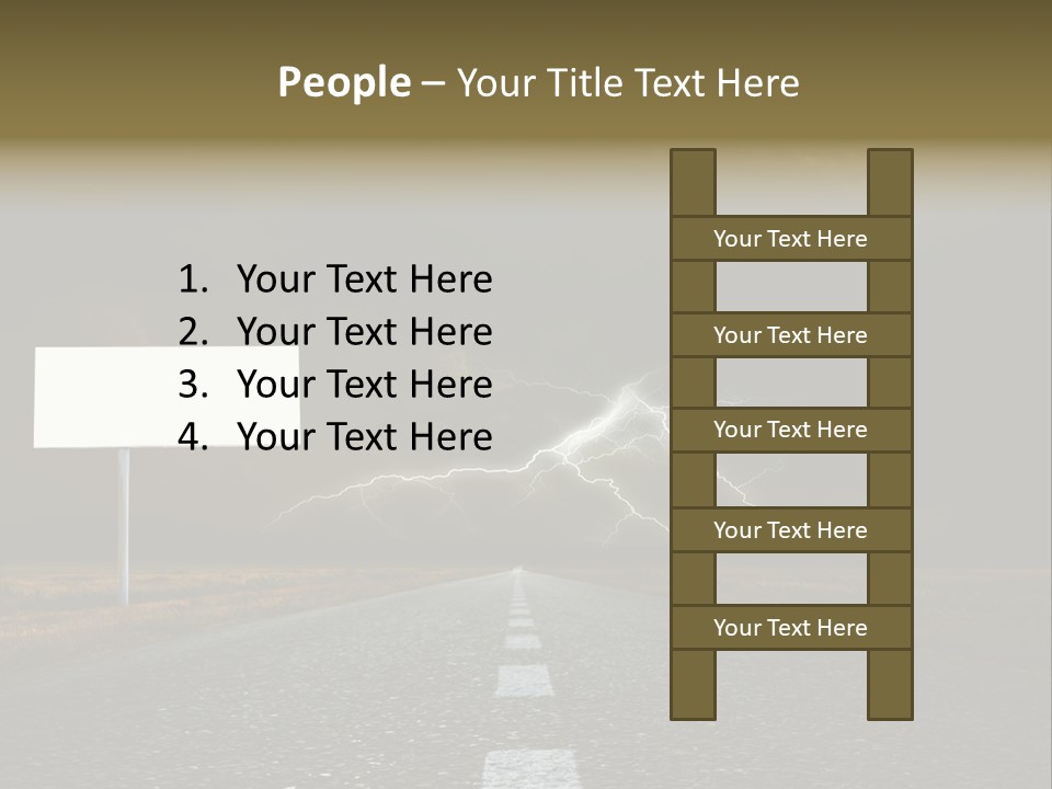 Row Passage Wheat PowerPoint Template