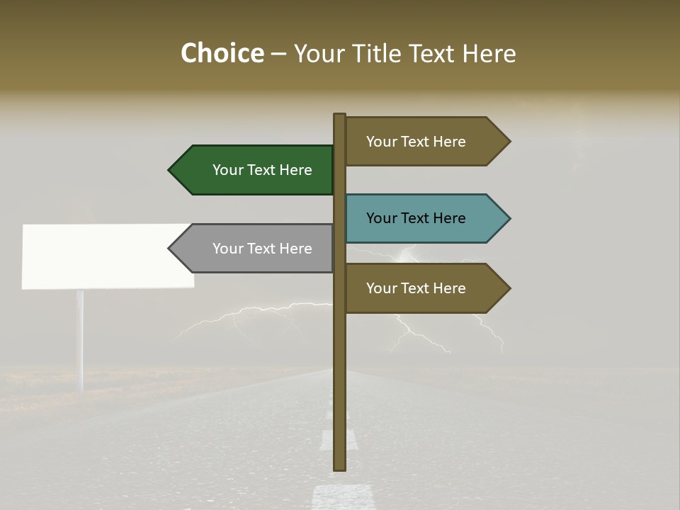Row Passage Wheat PowerPoint Template