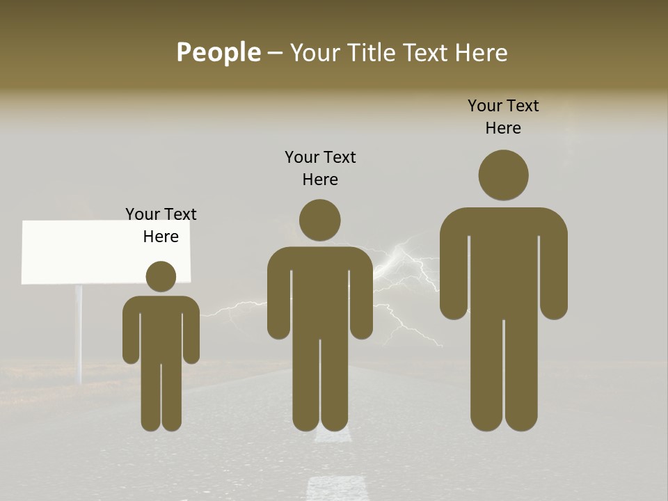 Row Passage Wheat PowerPoint Template