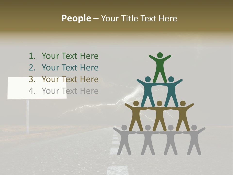 Row Passage Wheat PowerPoint Template