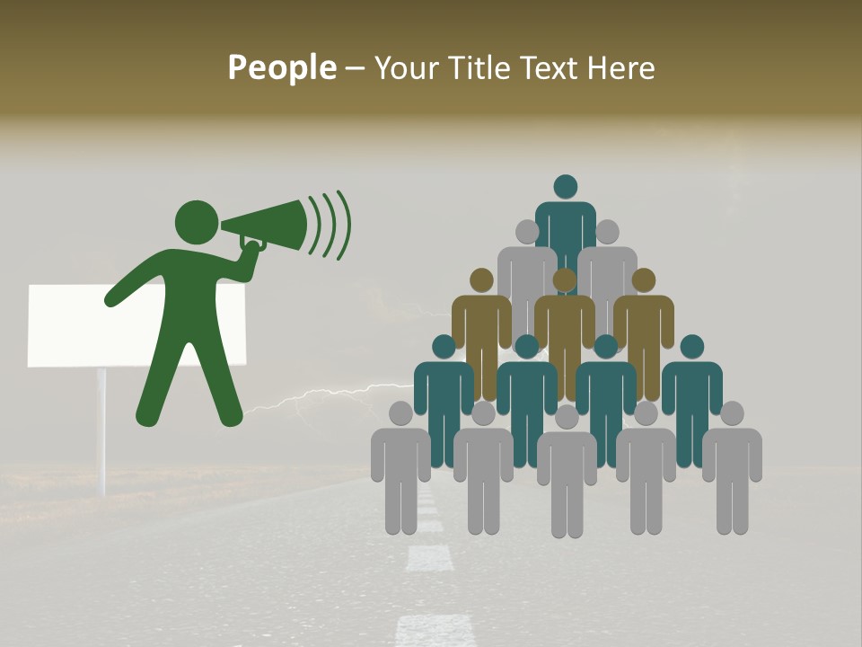 Row Passage Wheat PowerPoint Template