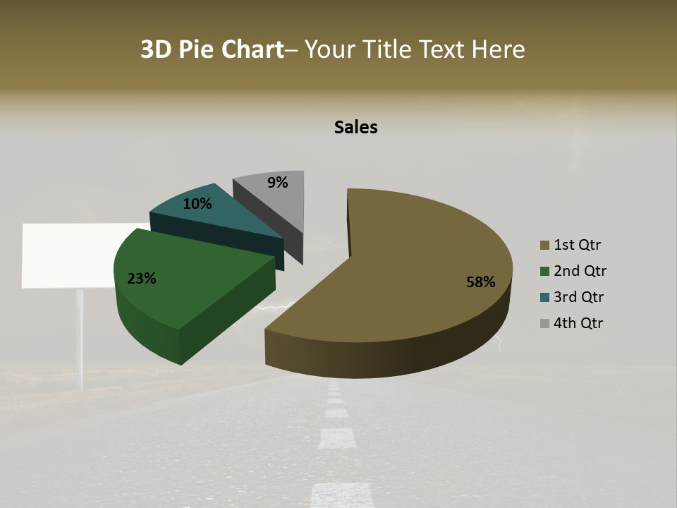 Row Passage Wheat PowerPoint Template