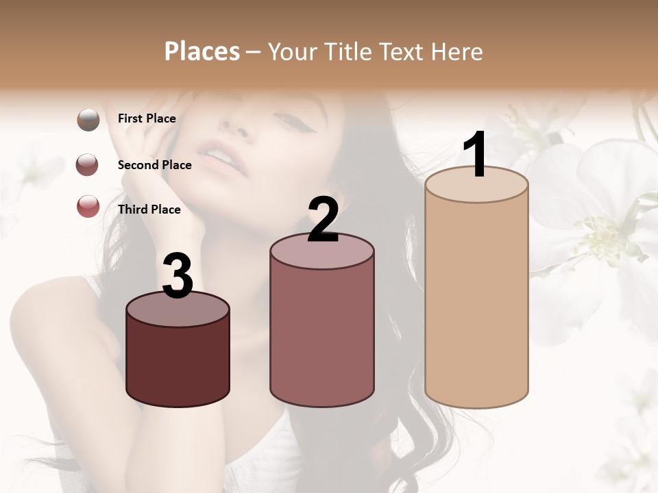 Smiling Young Spring PowerPoint Template