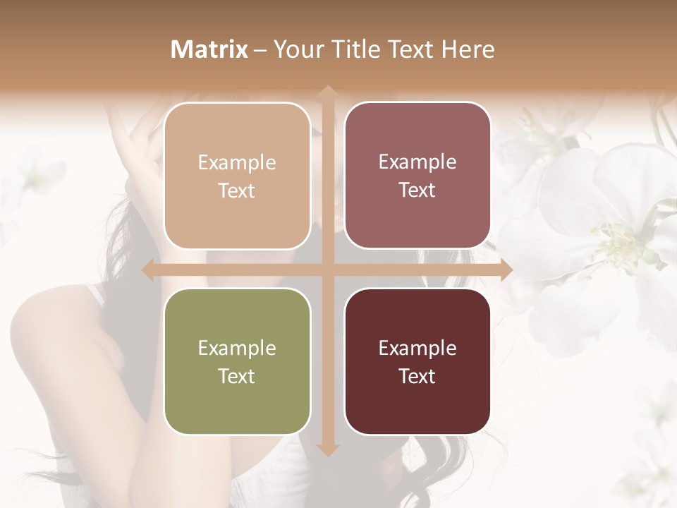 Smiling Young Spring PowerPoint Template