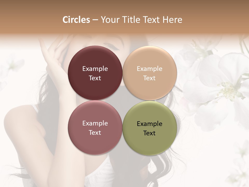 Smiling Young Spring PowerPoint Template